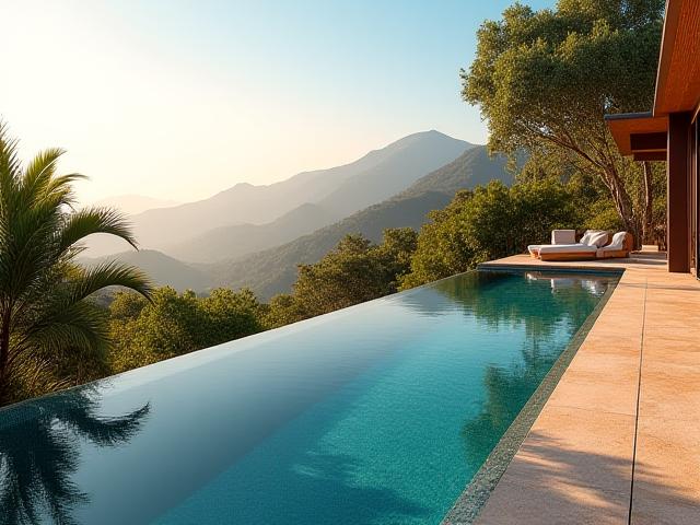 अनंत पूल का विहंगम दृश्य